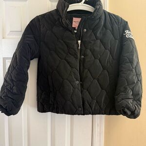 Juicy Couture Kids Black Puffer Jacket